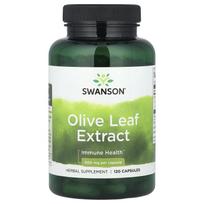 olive leaf - SWANSON Alyvuogių lapų ekstraktas 500 mg, 120 kapsulių - 1 nuotrauka