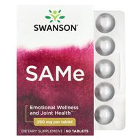 s adenozilo metioninas - SWANSON SAMe (S-adenozilmetioninas) 200 mg, 60 tablečių - 1 nuotrauka