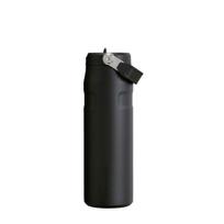 stanley termo puodelis - Stanley The IceFlow Flip Straw Bottle, 0.7 l, Juodas (Black) - 1 nuotrauka