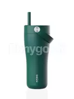 nerudijancio plieno puodelis - EQUA CARRY termo puodelis 600 ml, žalia (Forest Green) - 3 nuotrauka