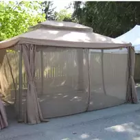 tinklelis nuo vabzdziu - Tinklelis nuo vabzdžių Home4you LEGEND, 3x3m, šviesiai ruda (Light Brown) - 3 nuotrauka