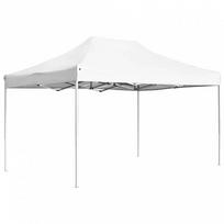vidaXL Profesionali išskleidžiama proginė palapinė, 4.5x3m, balta (White)