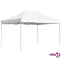 isskleidziama pavesine - vidaXL Profesionali išskleidžiama proginė palapinė, 4.5x3m, balta (White) - 2 nuotrauka