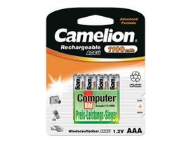 ikraunami aaa elementai - Camelion AAA/HR03, 1000 mAh, Rechargeable Batteries Ni-MH, 4 pc(s) - 2 nuotrauka