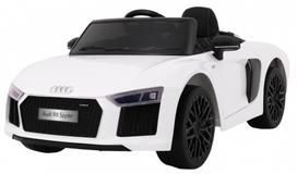 elektromobiliai vaikams audi r8 - Vaikiškas elektromobilis Audi R8 Spyder RS EVA 2.4 GHz, balta (White) - 2 nuotrauka