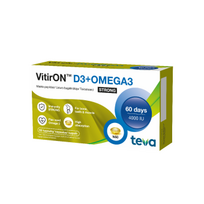vitiron - VITIRON D3 + OMEGA-3 STRONG, 60 kapsulių - 2 nuotrauka