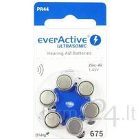 everActive PR44 675 klausos aparatų baterijos, 6 vnt.