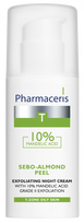 pharmaceris kremas - PHARMACERIS T SEBO-ALMOND PEEL naktinis veido kremas-pilingas, 50 ml - 1 nuotrauka