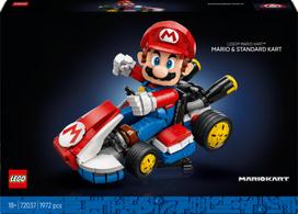 lego mario - LEGO Super Mario Mario Kart Mario ir Standard Kart 72037 - 1 nuotrauka