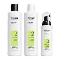 nioxin - Nioxin System 2 plaukų priežiūros produktų rinkinys, 150ml+150ml+40ml - 1 nuotrauka
