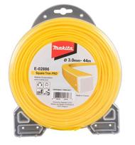 trimerio priedai - Žoliapjovės pjovimo lynas Makita E-02886, 3.0 mm x 44 m kvadratinis - 1 nuotrauka