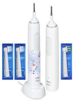 frozen rinkiniai - Oral-B Pro 3 3000 Baltas (White) + Oral-B Junior Frozen - 1 nuotrauka
