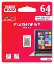 atmintukas 64gb usb 3.0 - GOODRAM 64GB UPO3 SILVER USB 3.0 - 4 nuotrauka