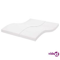 vidaXL Poroloninis čiužinys, baltas (White), 180x210 cm