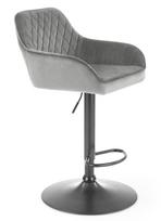 Baro kėdė Halmar H103, pilka (Grey)
