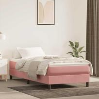 Čiužinys Aksominis, 90x210x20 cm, rožinis (Pink)