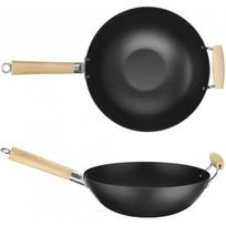 anglies plieno keptuve - Hendi Wok su medinėmis rankenomis, 324 mm - 2 nuotrauka