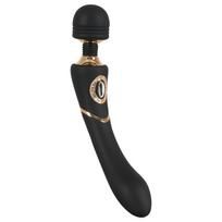 Masažuoklis Cleopatra Wand Massager (Juodas - Black)