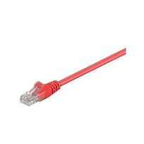 Goobay CAT 5e patch cable, U/UTP 68339 0.5 m, Raudona