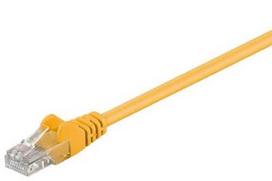 Goobay CAT 5e patch cable, U/UTP 68366 3 m, Geltona