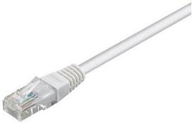 cat 5e senukai - Goobay 68506 CAT 5e patch cable, U/UTP, baltas, 3 m - 1 nuotrauka