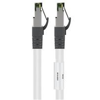 Goobay CAT 8.1 patch cable, S/FTP (PiMF) 55122 0.25 m, Baltas, Cat 8.1 S/FTP