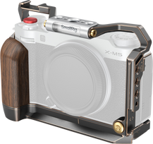 x m5 - SmallRig 4892 Retro CAGE for Fujifilm X-M5 Juoda (Black) - 2 nuotrauka
