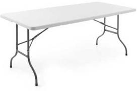 Sulankstomas maitinimo stalas baltas 183x75cm iki 150kg - Hendi 810910