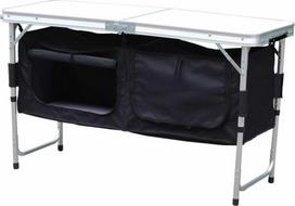 Enero Camp Sulankstomas stovyklavimo stalas 120x47x70/62/54cm