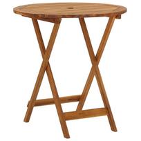 Sulankstomas sodo stalas, 70cm, akacijos medienos masyvas