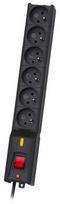 5 230 - Lestar Surge Protector 6 Outlet Black 5m - 1 nuotrauka