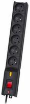 surge protector - Lestar Surge Protector 6 Outlet Black 3m - 1 nuotrauka