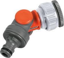 laistymo zarnos gardena - Gardena Angled Faucet Link 33.3mm/26.5mm - 1 nuotrauka