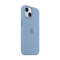 apple 15 with magsafe - Apple "Silicone Case with MagSafe iPhone 15 (MT0Y3ZM/ A)" Winter Blue - 2 nuotrauka