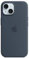 apple 15 with magsafe - Apple "Silicone Case with MagSafe iPhone 15 (MT0Y3ZM/ A)" Winter Blue - 3 nuotrauka