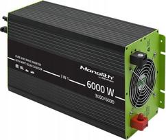 Qoltec Monolith 3-in-1 Saulės Keitiklis su AC Įkrovimo Funkcija ,  MPPT ,  UPS ,  ATS ,  3000W ,  6000W ,  12V iki 230V