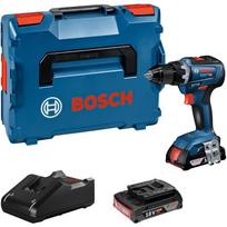 Bosch GSR 18V-55, 18 V, 2x2,0 Ah, L-Boxx