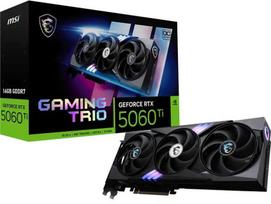 geforce rtx 5060 ti 16 - MSI GeForce RTX 5060 Ti 16G GAMING TRIO OC | NVIDIA | 16 GB | GeForce RTX 5060 Ti | GDDR7 | HDMI ports quantity 1 | PCI Express Gen 5 x16 (uses x8) - 1 nuotrauka