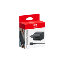 nintendo switch zaidimai - Nintendo Switch 2 AC Adapteris Juodas (Black) - 1 nuotrauka