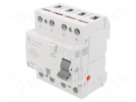 ETI Srovės nuotėkio relė EFI-P4, 4P, 25A, 30mA AC
