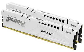 ddr5 16gb ram 6000mhz - Kingston FURY Beast Baltas (White) DDR5 32GB (2x16GB) 6000MHz CL36 DIMM - 1 nuotrauka