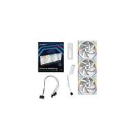 argb fan 120 mm - Lian Li UNI FAN SL Wireless 120 Reverse Blade 3-Pack Baltas (White) - 1 nuotrauka