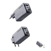 3 in 1 usb c - Anker Prime Charger 100W GaN 2xUSB-C 1xUSB-A Sidabrinis (Silver) - 1 nuotrauka