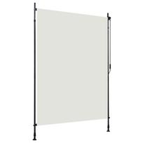 vidaXL Lauko roletas 150 x 270 cm, kreminė (Cream)