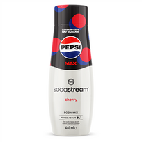 gazuotas vanduo - SodaStream Pepsi Max, vyšnių skonio (Cherry), 440 ml - 1 nuotrauka