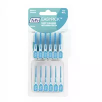 TEPE EasyPick M/L dantų krapštukai, mėlyni, 36 vnt. + dėklas