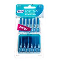 tepe tarpdanciu melynas - TEPE EasyPick M/L dantų krapštukai, mėlyni, 36 vnt. + dėklas - 2 nuotrauka