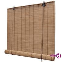 Ritininė užuolaida vidaXL Bamboo, ruda (Brown), 120 x 160 cm