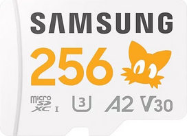 samsung pro 256 - Samsung Pro Plus Sonic The Hedgehog 256GB Micro SDXC UHS-I Class 10 (MB-MD256SA/LC1) + SD Adapter - 2 nuotrauka