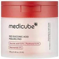 medicube - MEDICUBE Raudona (Red) Succinic Acid Peeling Pad, 155 g, 70 vnt. - 1 nuotrauka